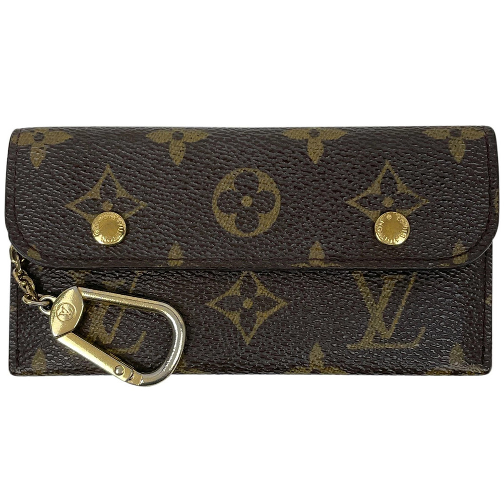 Louis Vuitton Multicles Rabba Coin Key Case Wallet Monogram Brown